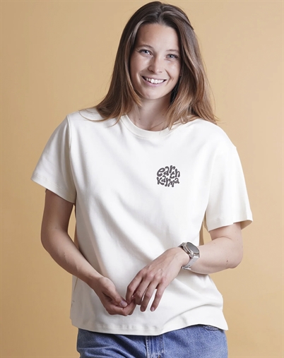Elsk - Balance Womans Interlock T-Shirt - Off White 